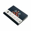 Denik Embroidered Vegan-Suede Layflat Hardbound Journal, Evelyn's Bouquet, College Rule, 8x5.5, 72 Sheets AHBC550L